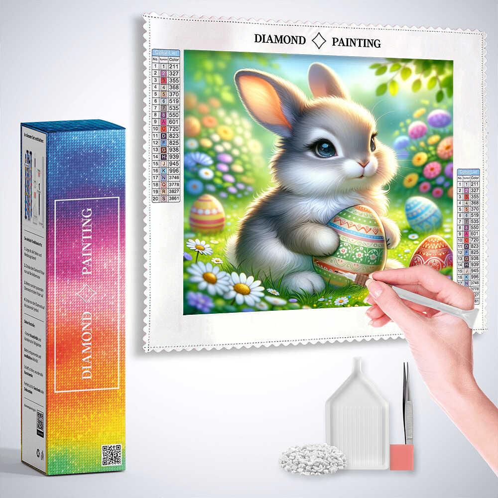 Diamond Painting - Frühlingserwachen: Ein Ostermärchen
