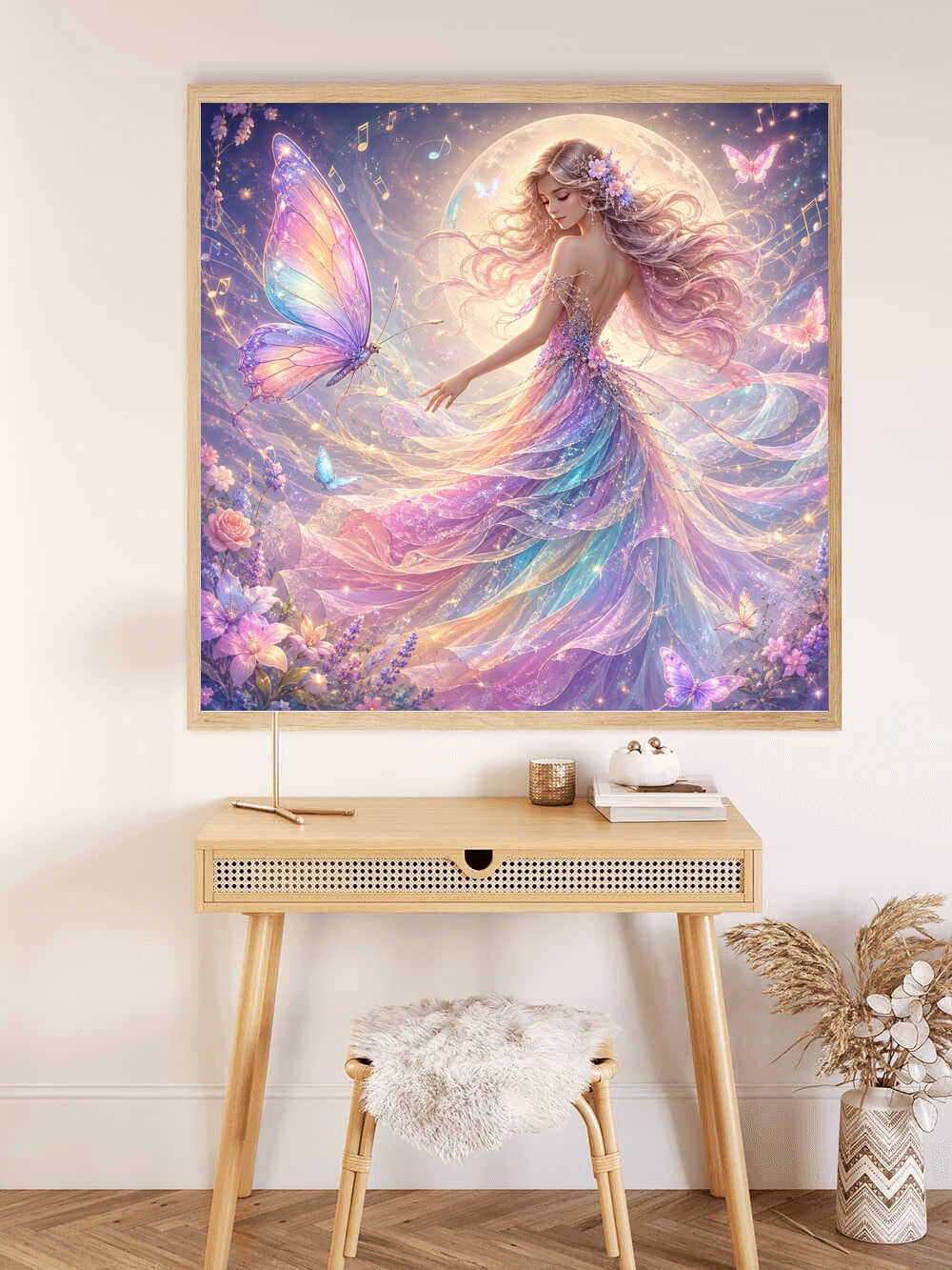 Diamond Painting - Mondnacht der Fantasie
