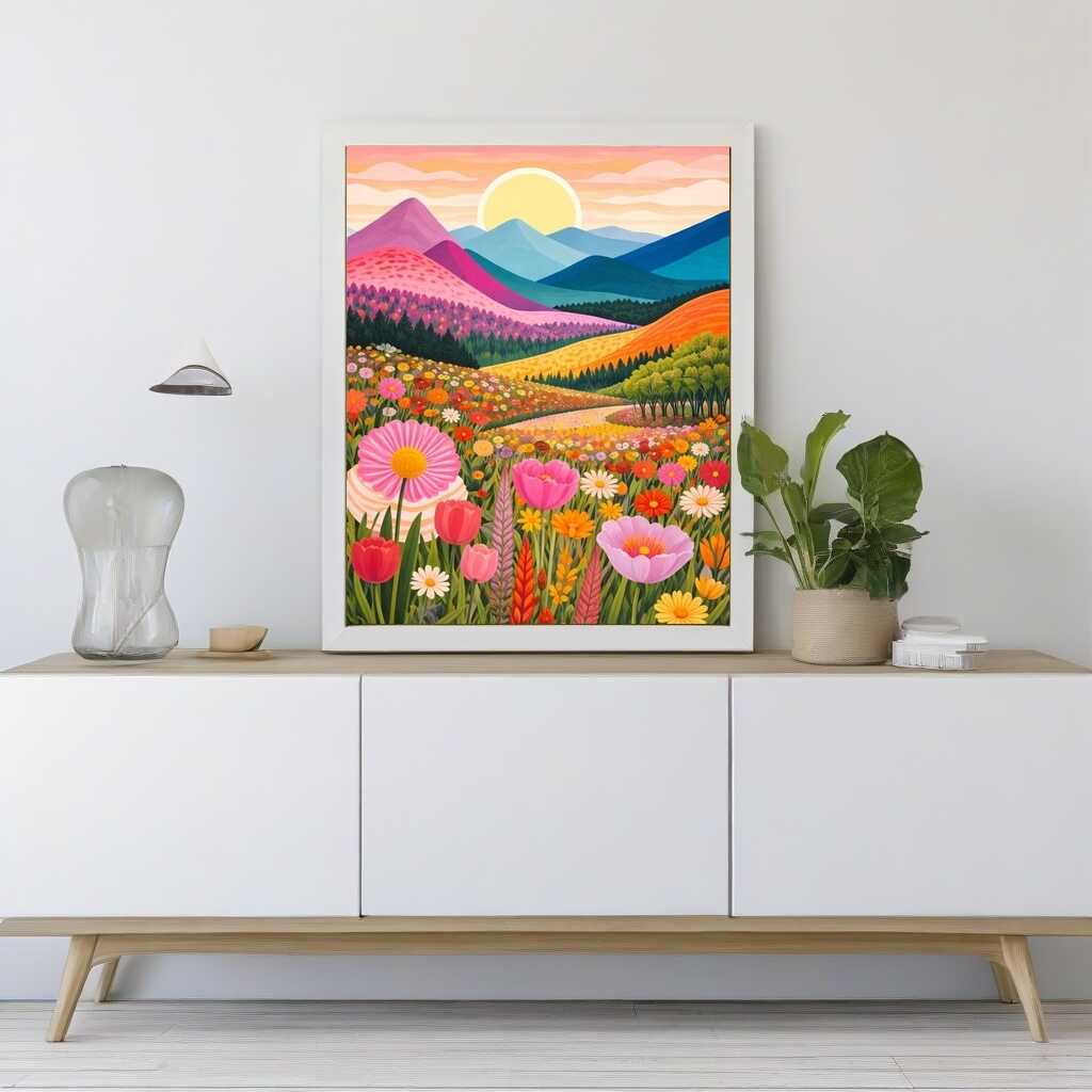Diamond Painting - Farben des Morgens