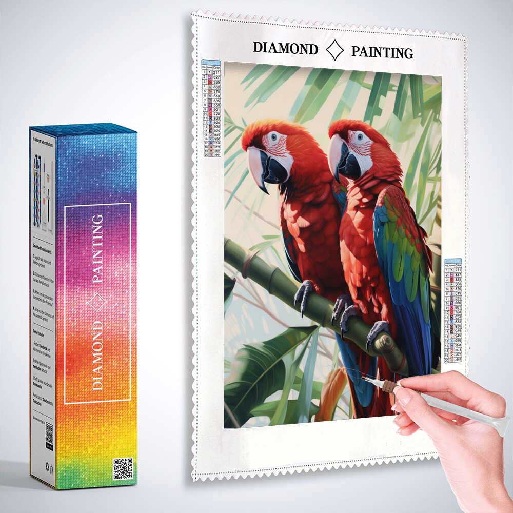 Diamond Painting - Zweisamkeit im Paradies