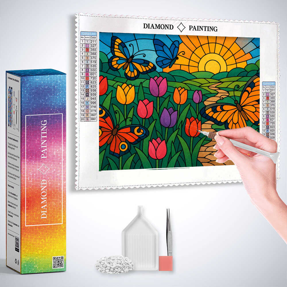 Diamond Painting - Farben der Morgenfreude