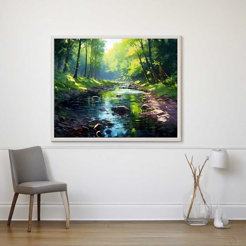 Diamond Painting - Waldflüstern im Morgenlicht