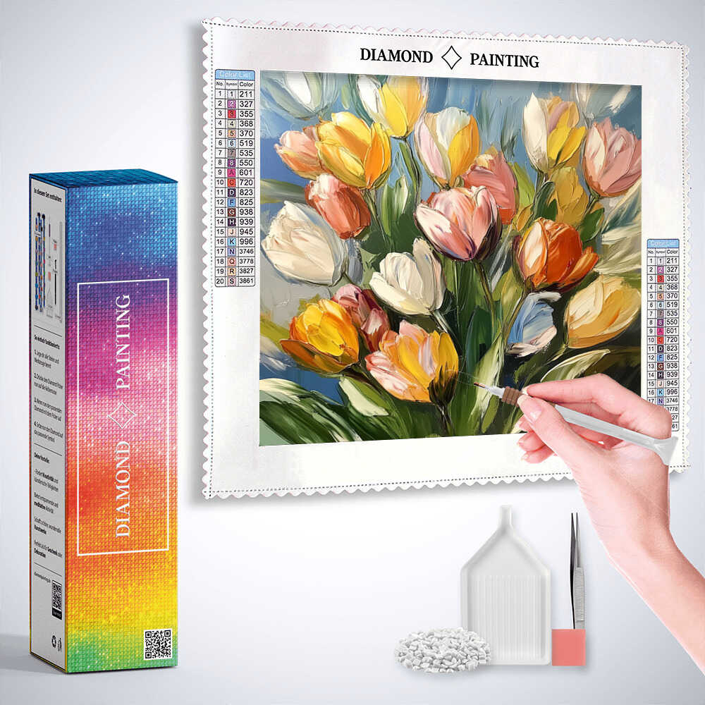 Diamond Painting - Blühende Poesie