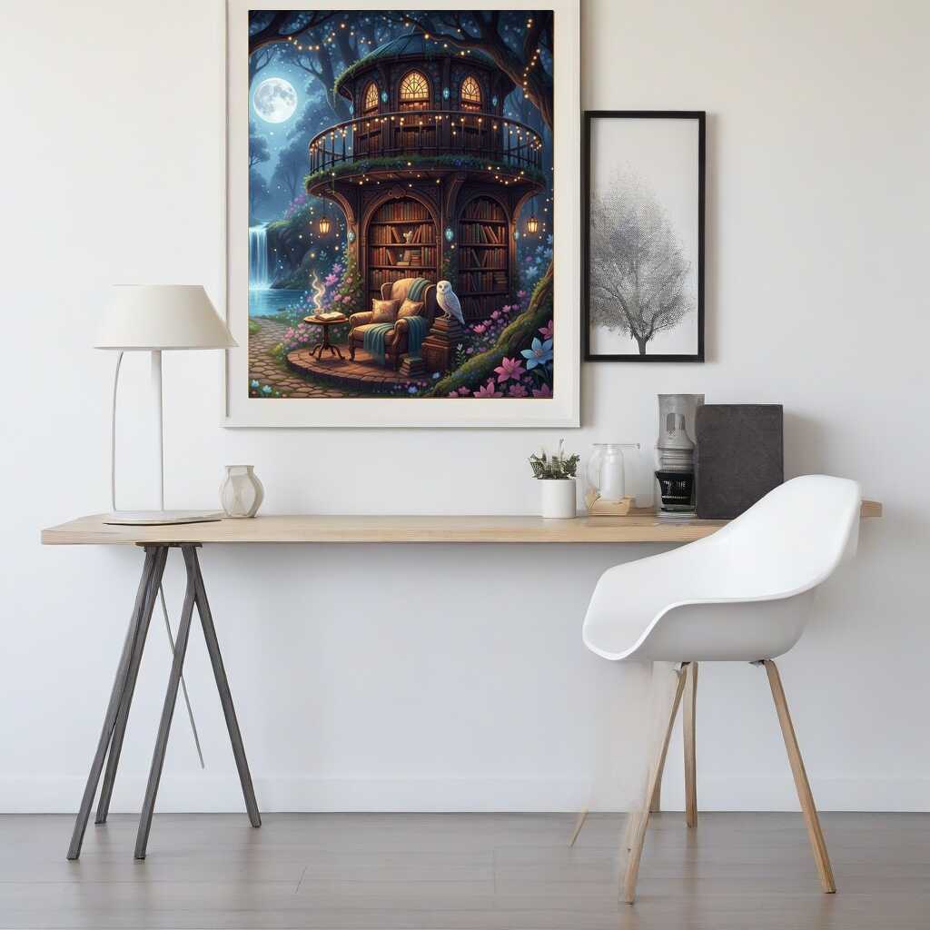 Diamond Painting - Das Zauberhafte Leserefugium
