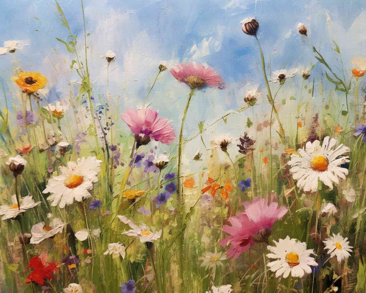 Diamond Painting - Sommerwiese Träumerei