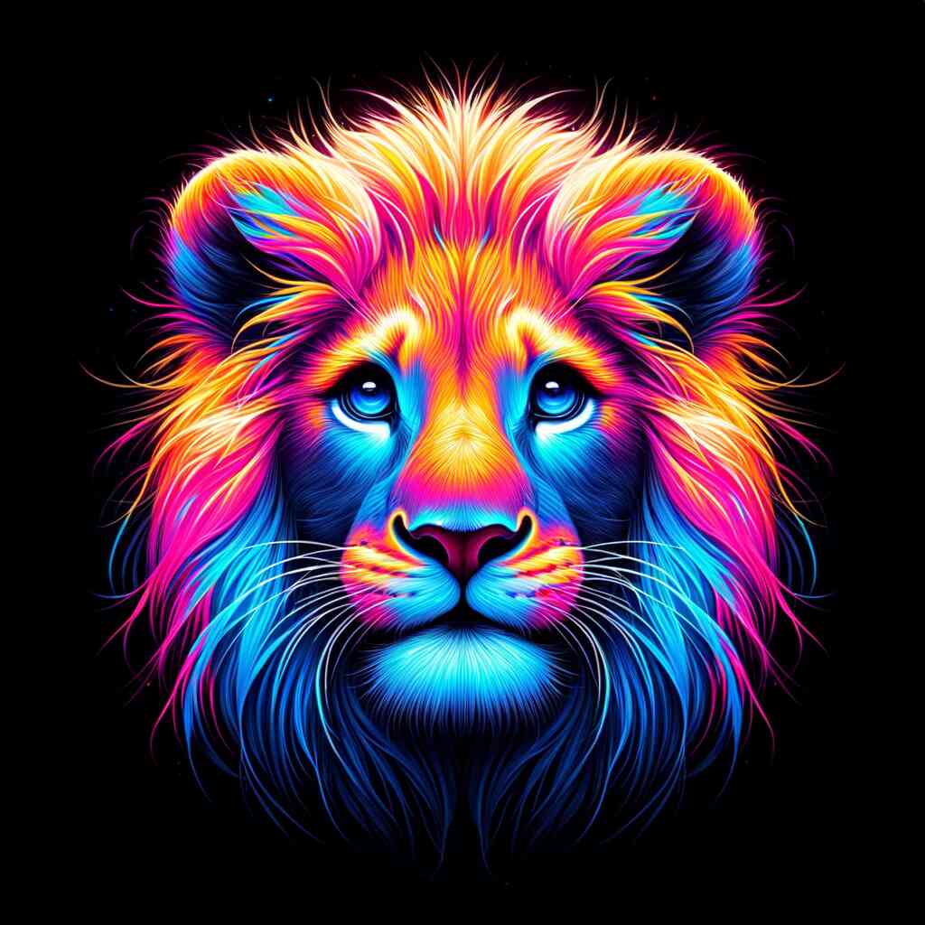 Diamond Painting - Neon Majestät