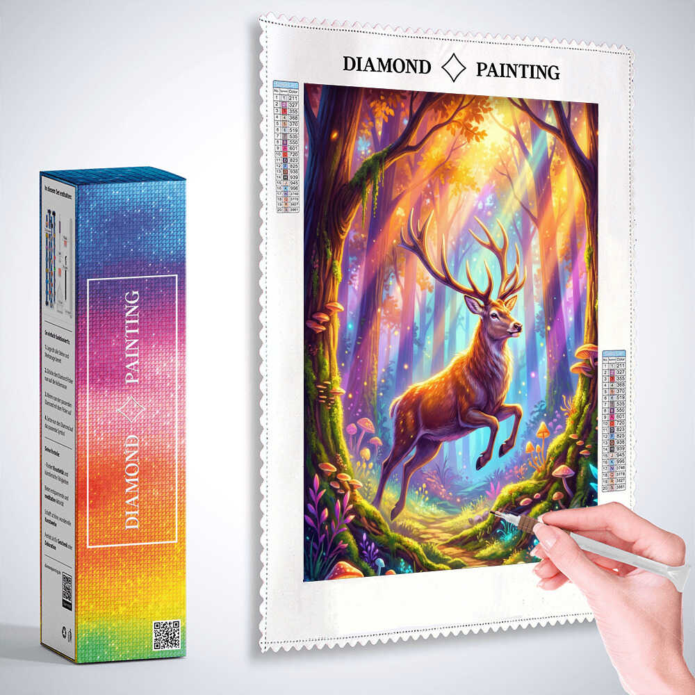 Diamond Painting - Das Märchenhafte Licht des Waldes