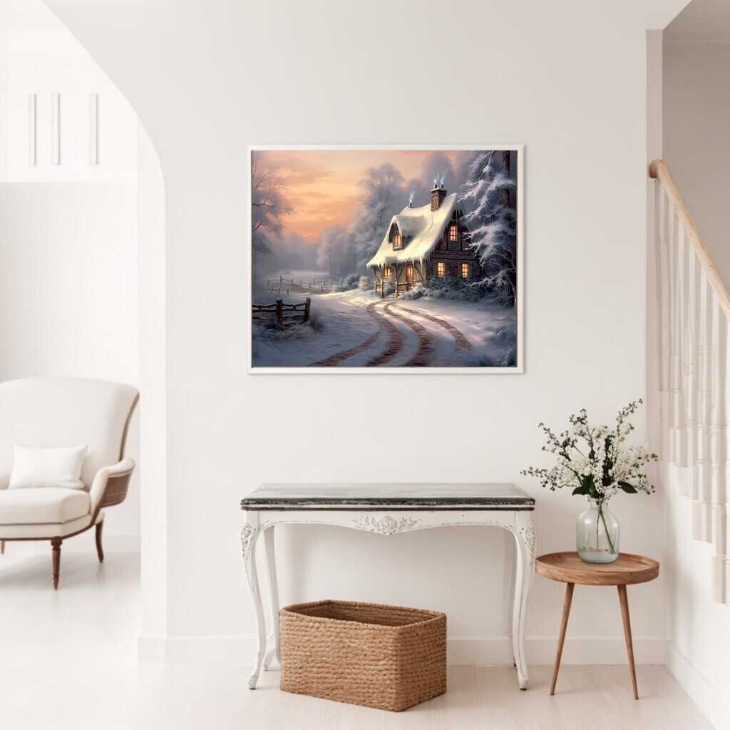 Diamond Painting - Winterliches Geheimnis