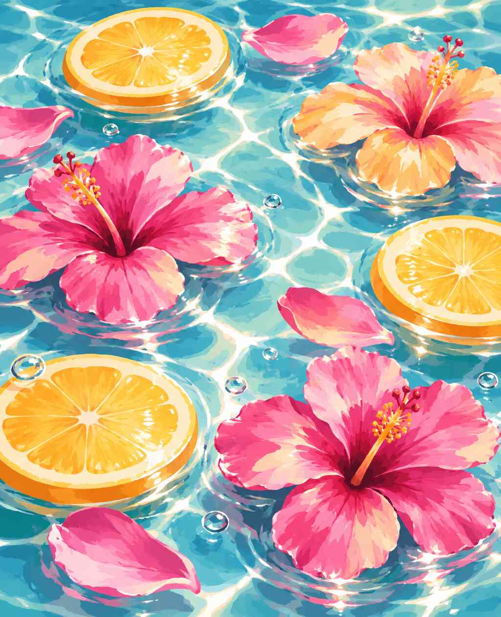Diamond Painting - Sommerzauber auf Wasser