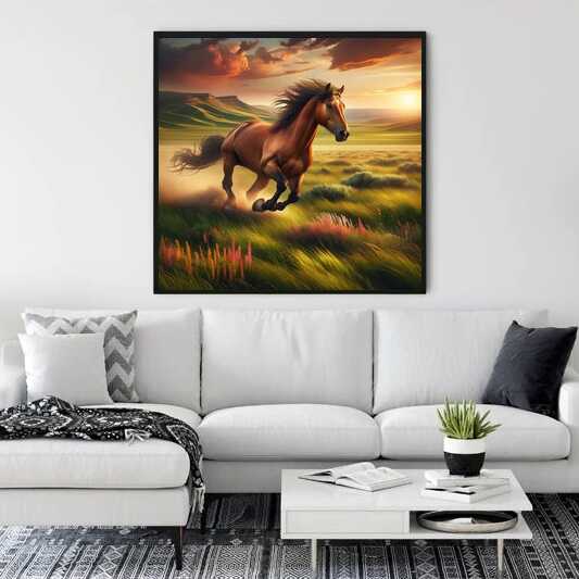 Diamond Painting - Freiheit im Abendrot