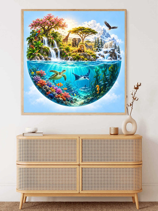 Diamond Painting - Welt der Tiere