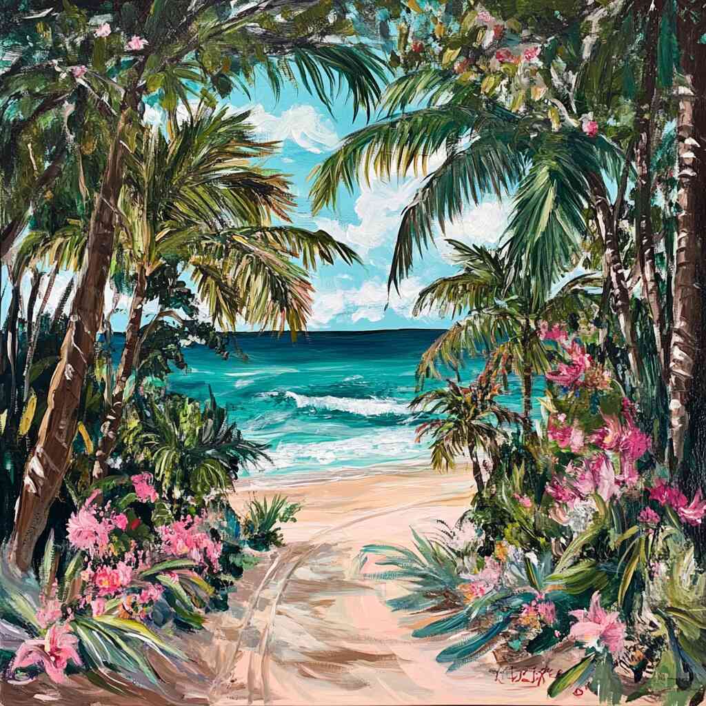 Diamond Painting - Sehnsucht nach dem Paradies