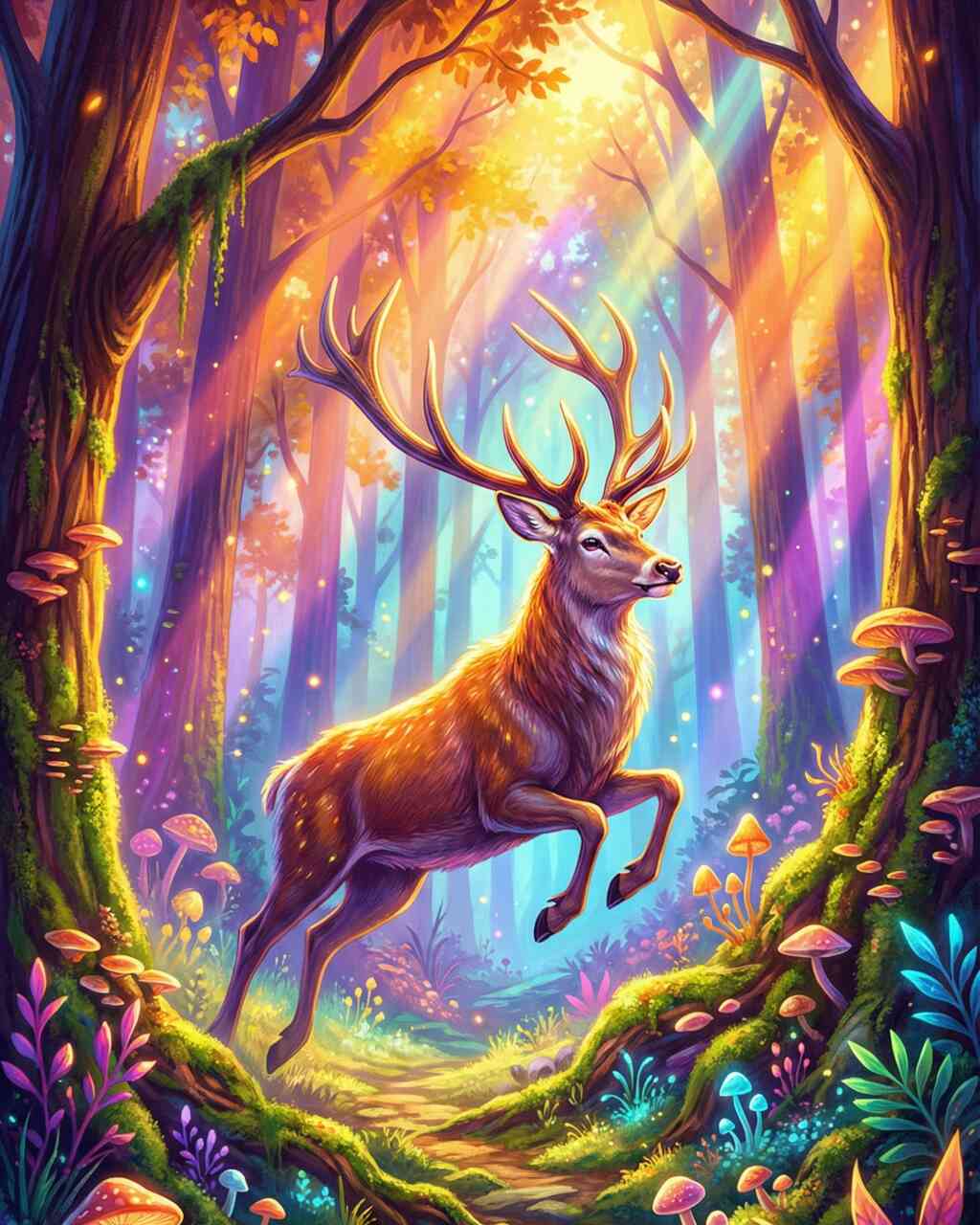 Diamond Painting - Das Märchenhafte Licht des Waldes