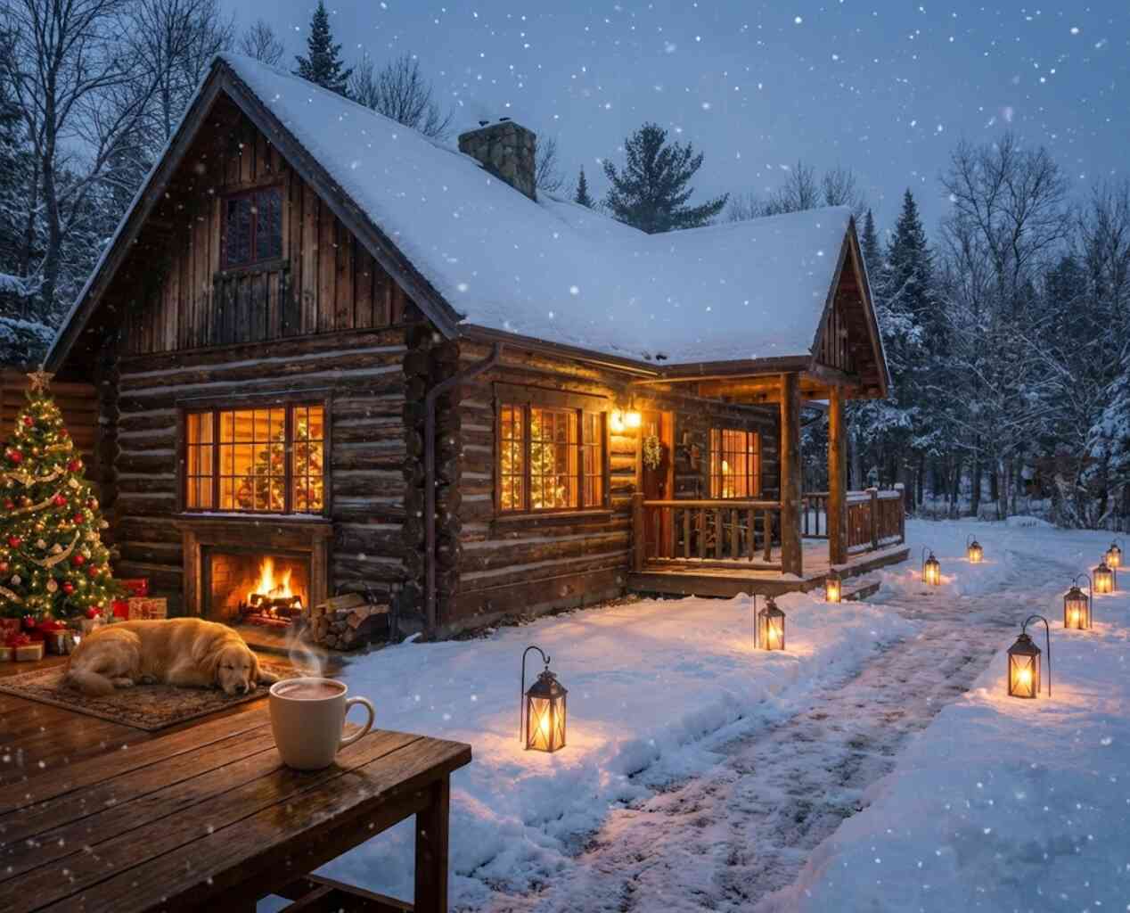 Diamond Painting - Winterliche Geborgenheit