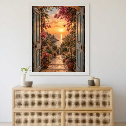 Diamond Painting - Tor zur goldenen Dämmerung