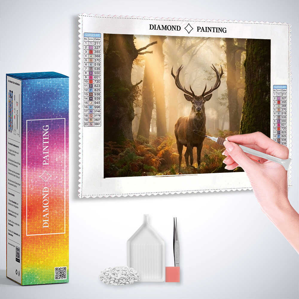 Diamond Painting - Majestät des Morgens, im Lichtschein