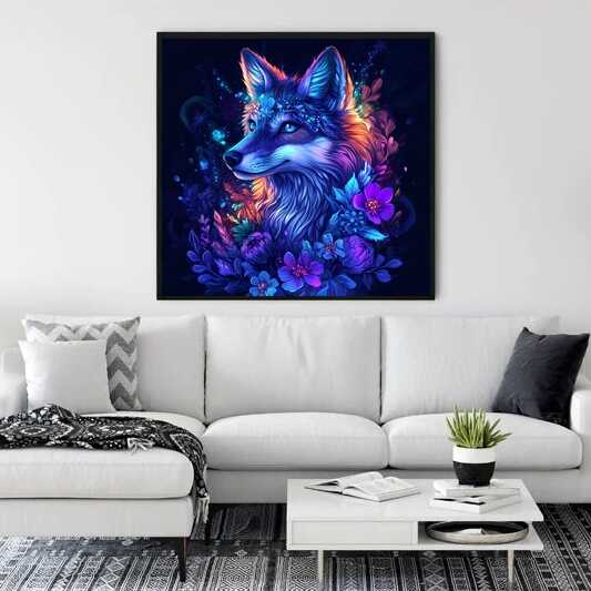 Diamond Painting - Mystischer Wächter der Nacht, Fuchs