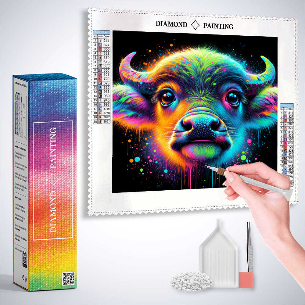 Diamond Painting - Kosmisches Farbspiel