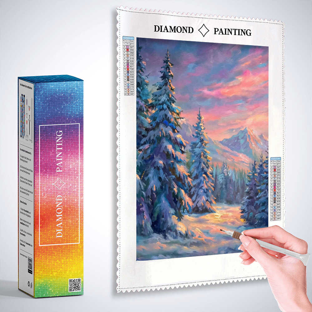 Diamond Painting - Wintermorgenzauber