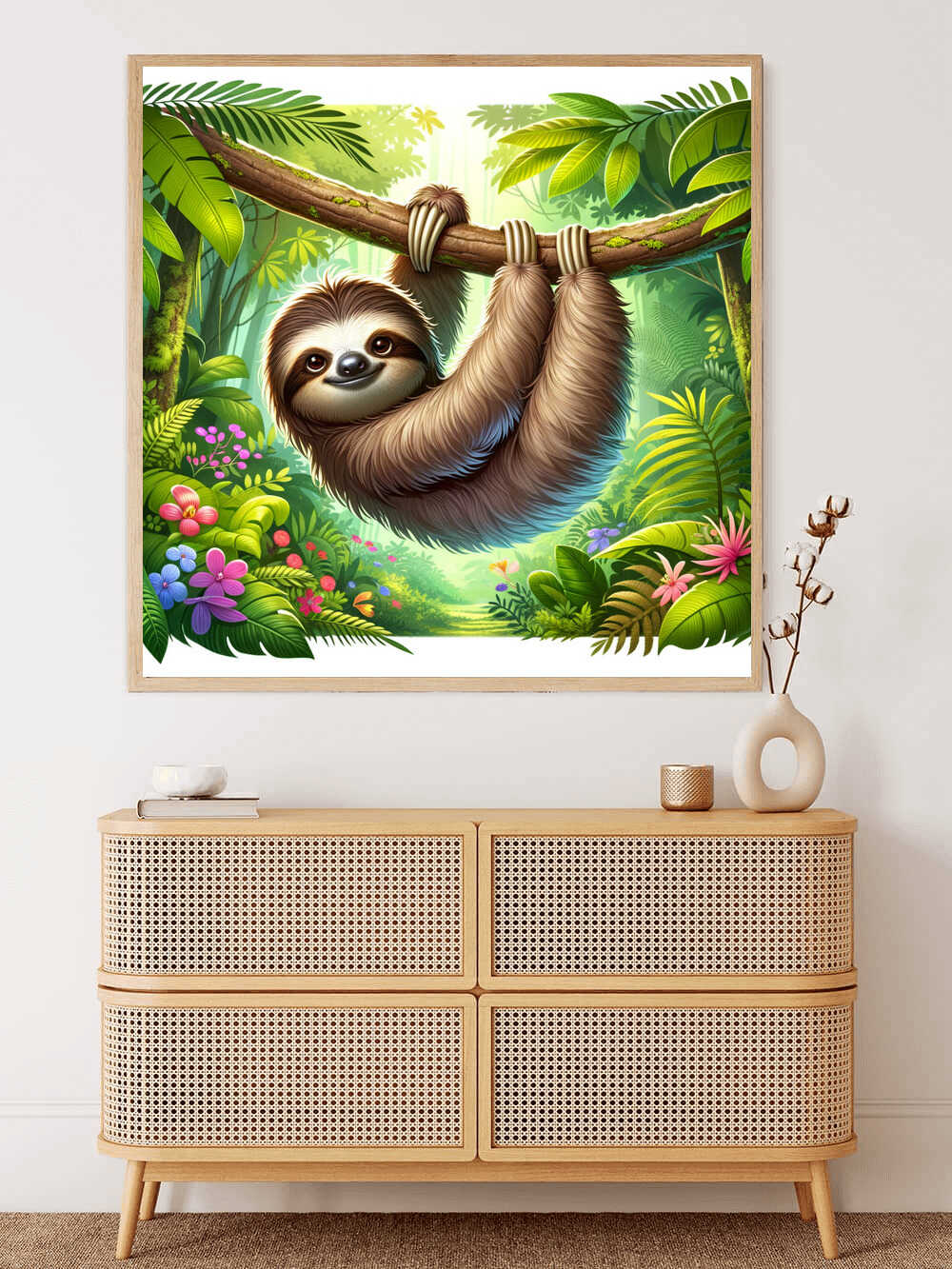 Diamond Painting - Gelassener Dschungeltraum