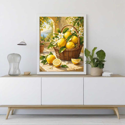 Diamond Painting - Sonnenglanz im Zitronengarten