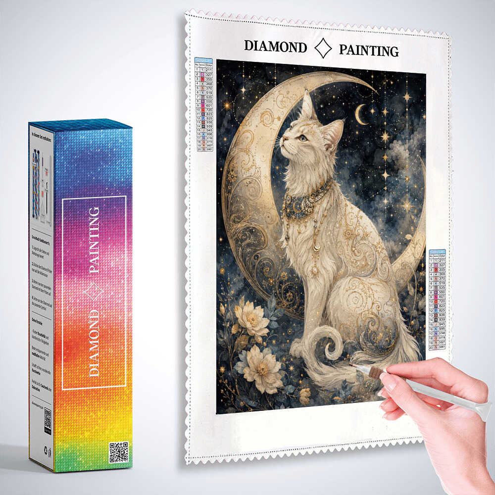 Diamond Painting - Nachtglanz der Fantasie