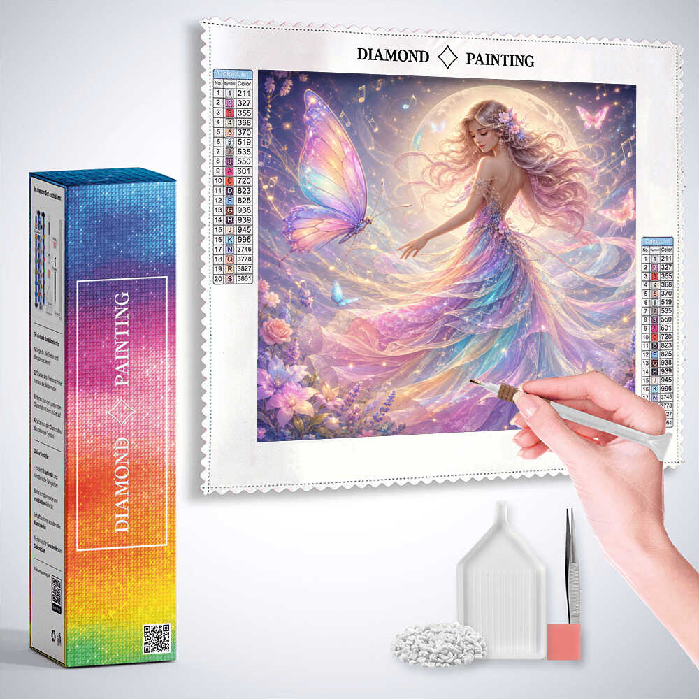 Diamond Painting - Mondnacht der Fantasie