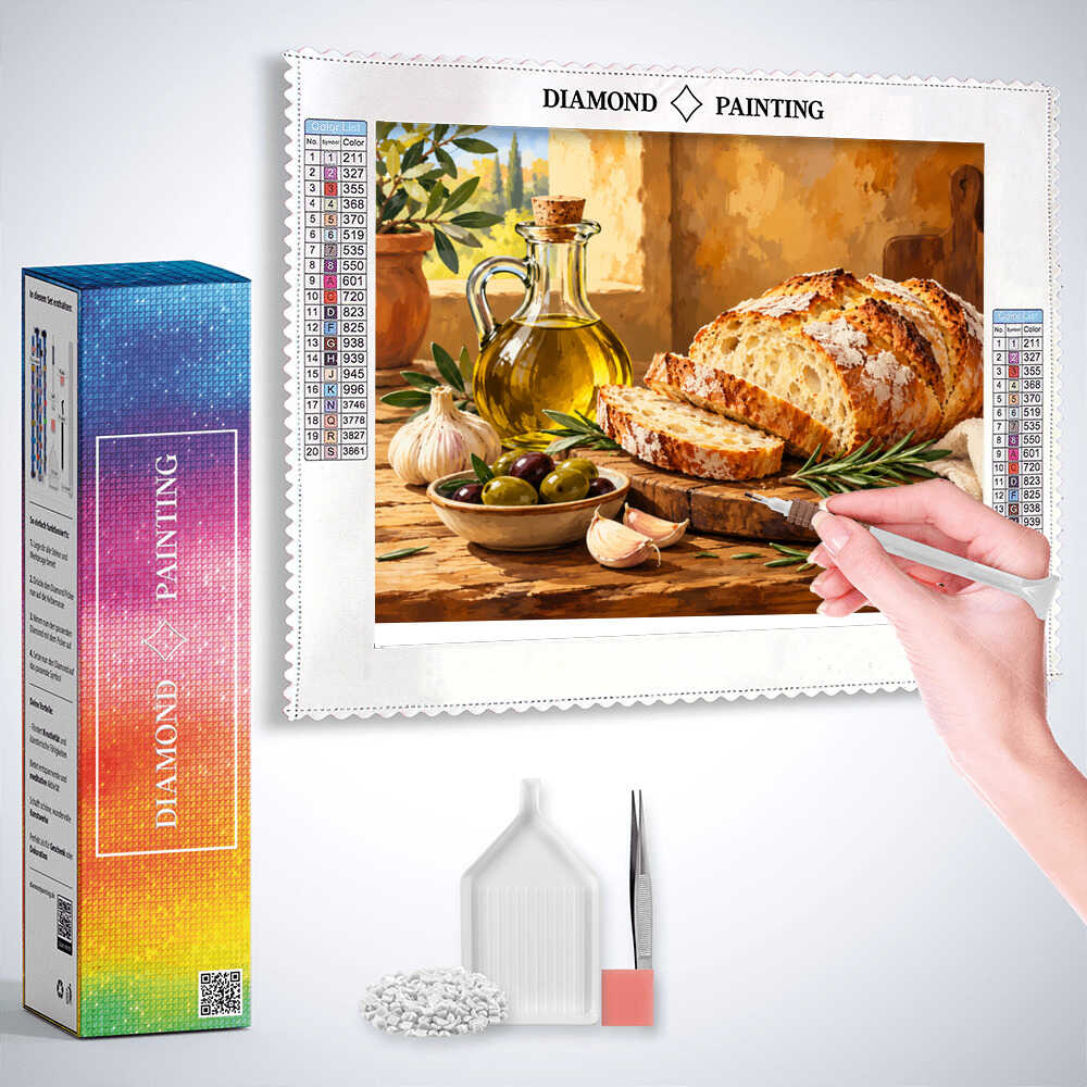 Diamond Painting - Mediterrane Lebensfreude