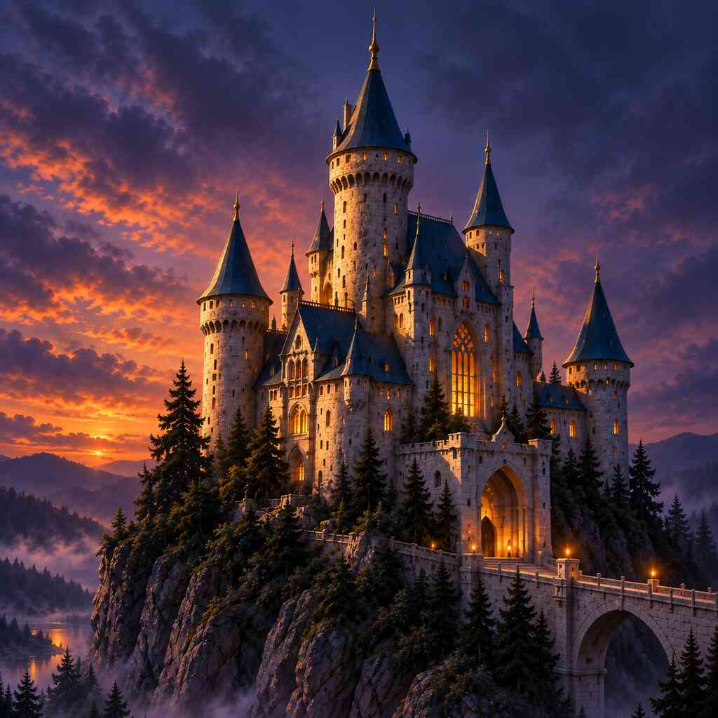 Diamond Painting - Fanatsy Schloss