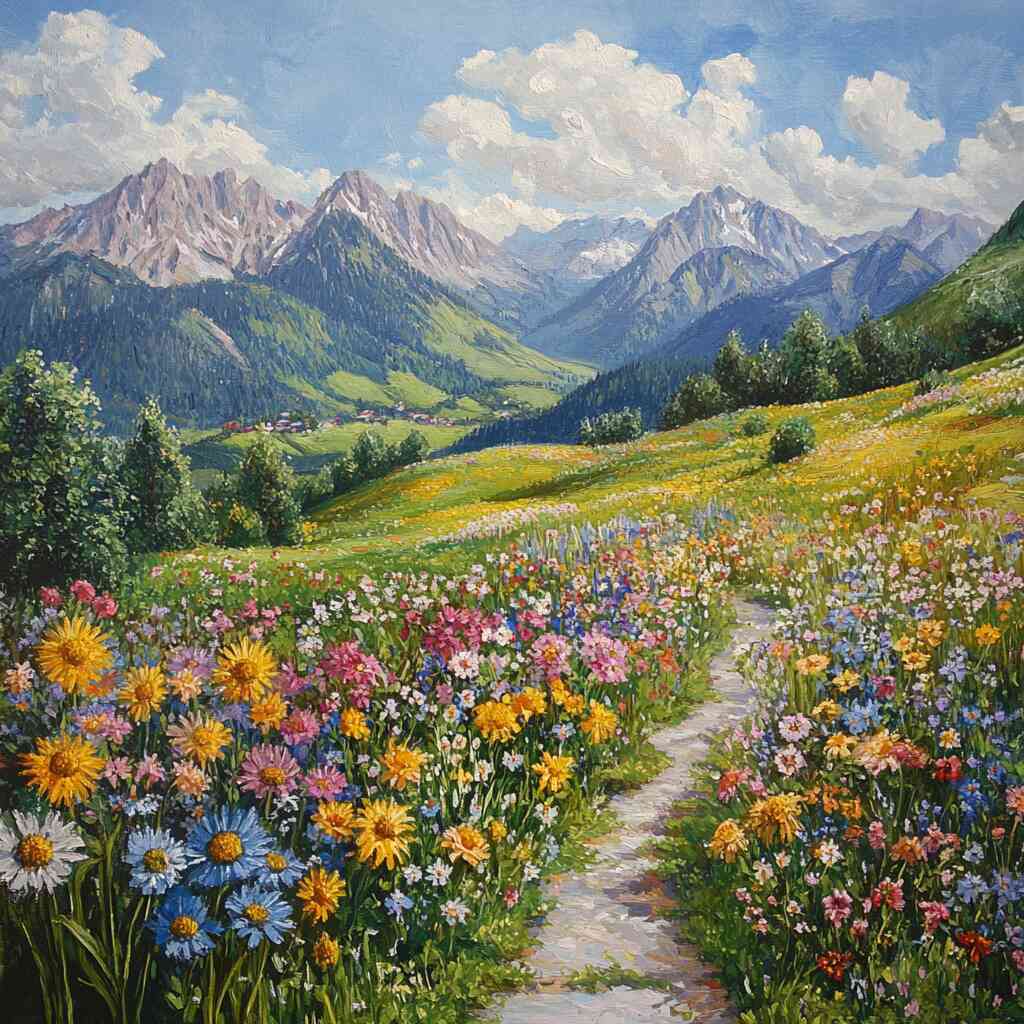 Diamond Painting - Pfad der Farben