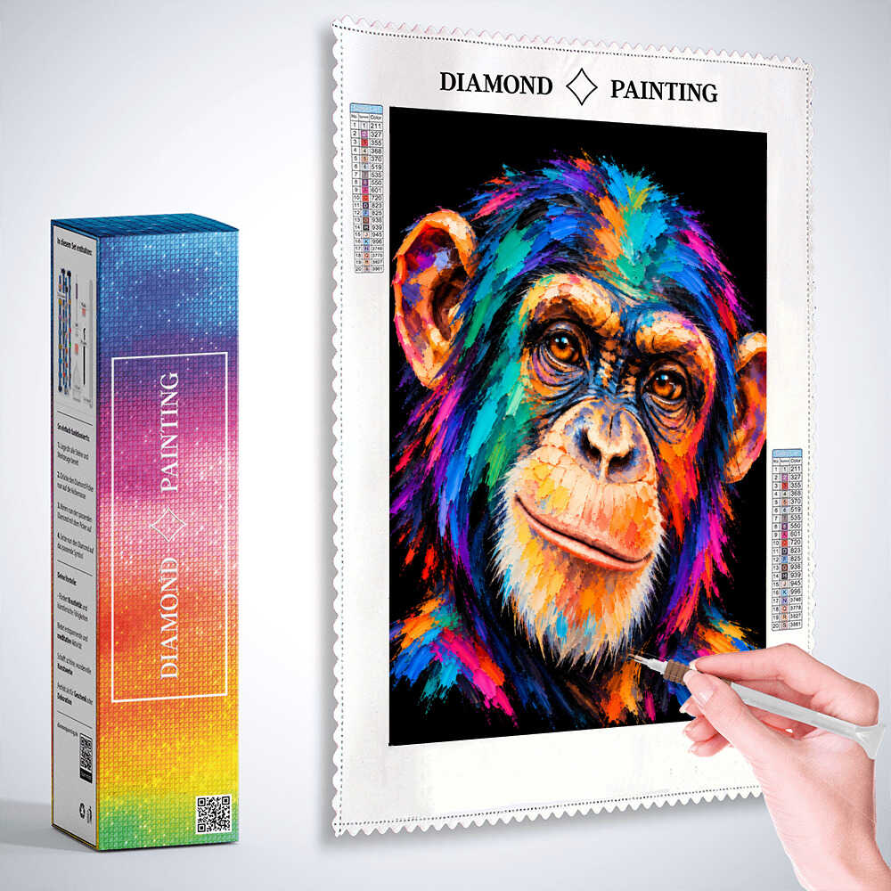 Diamond Painting - Farbenfrohe Weisheit