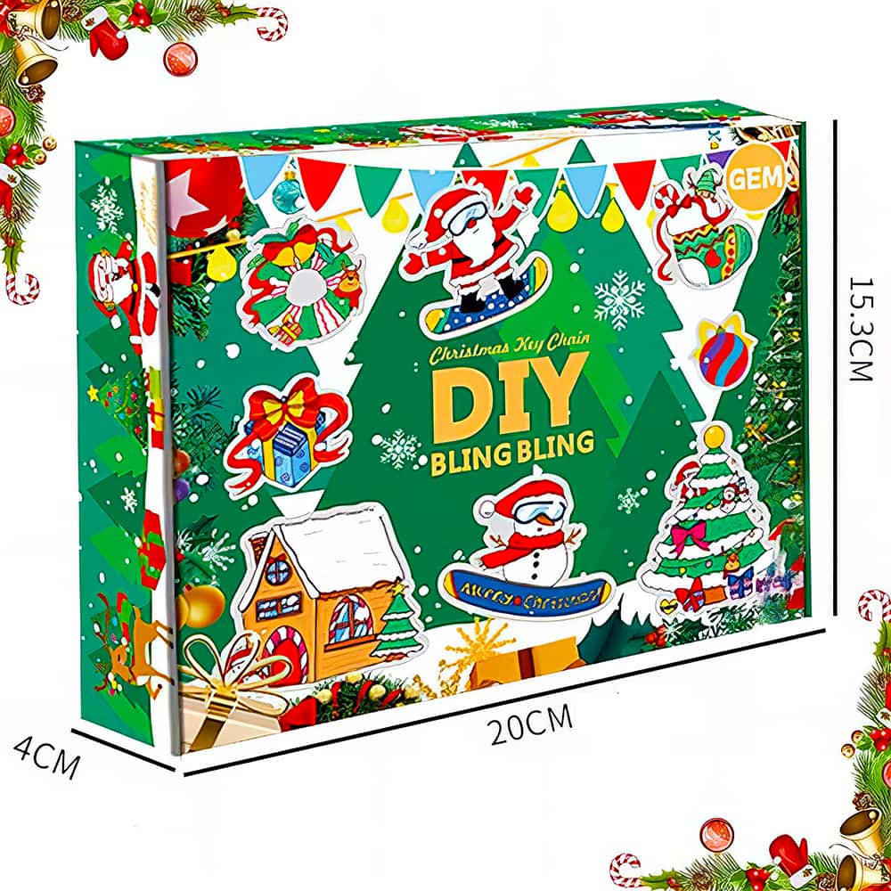 Diamond Painting Schlüsselanhänger - Weihnachten