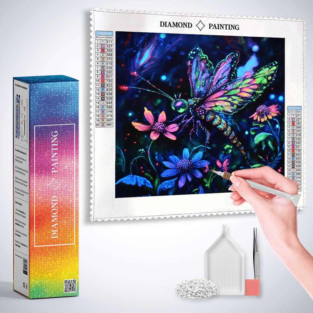 Diamond Painting - Magisches Leuchten der Nacht