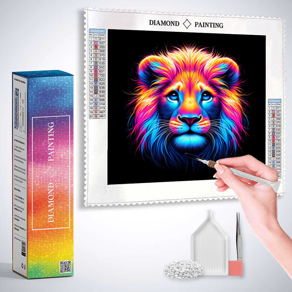 Diamond Painting - Neon Majestät