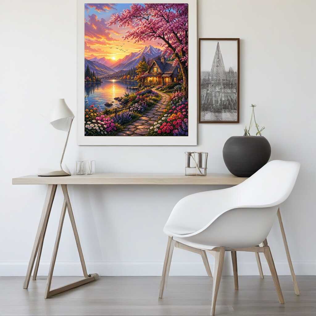 Diamond Painting - Abendzauber am See
