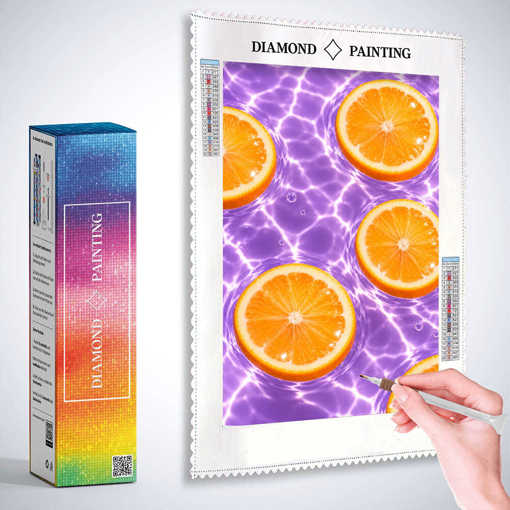 Diamond Painting - Sonnentanz im Lavendelmeer