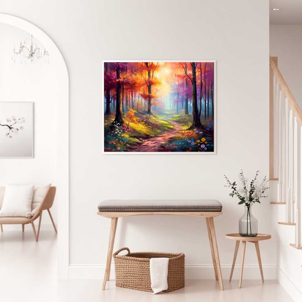Diamond Painting - Zauberwald im Morgenlicht