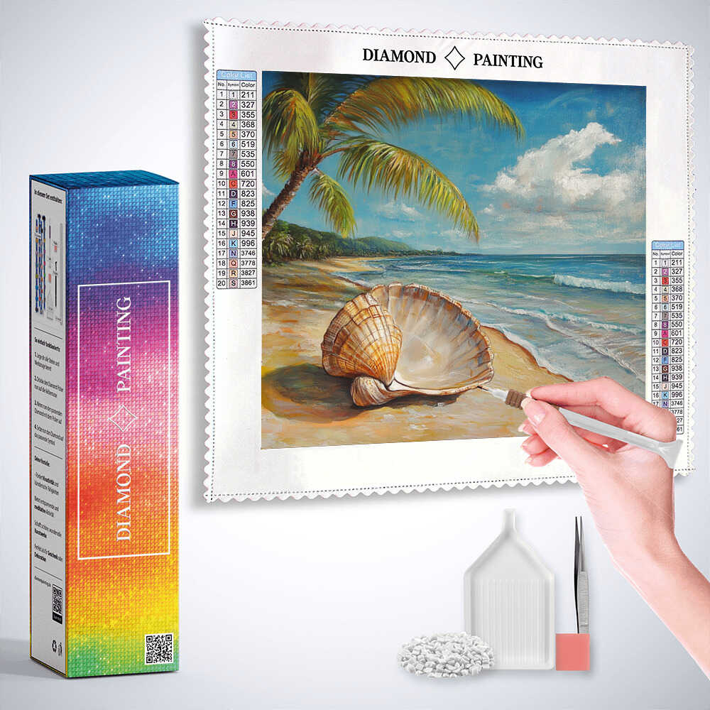 Diamond Painting - Muschelflüstern am Paradiesstrand