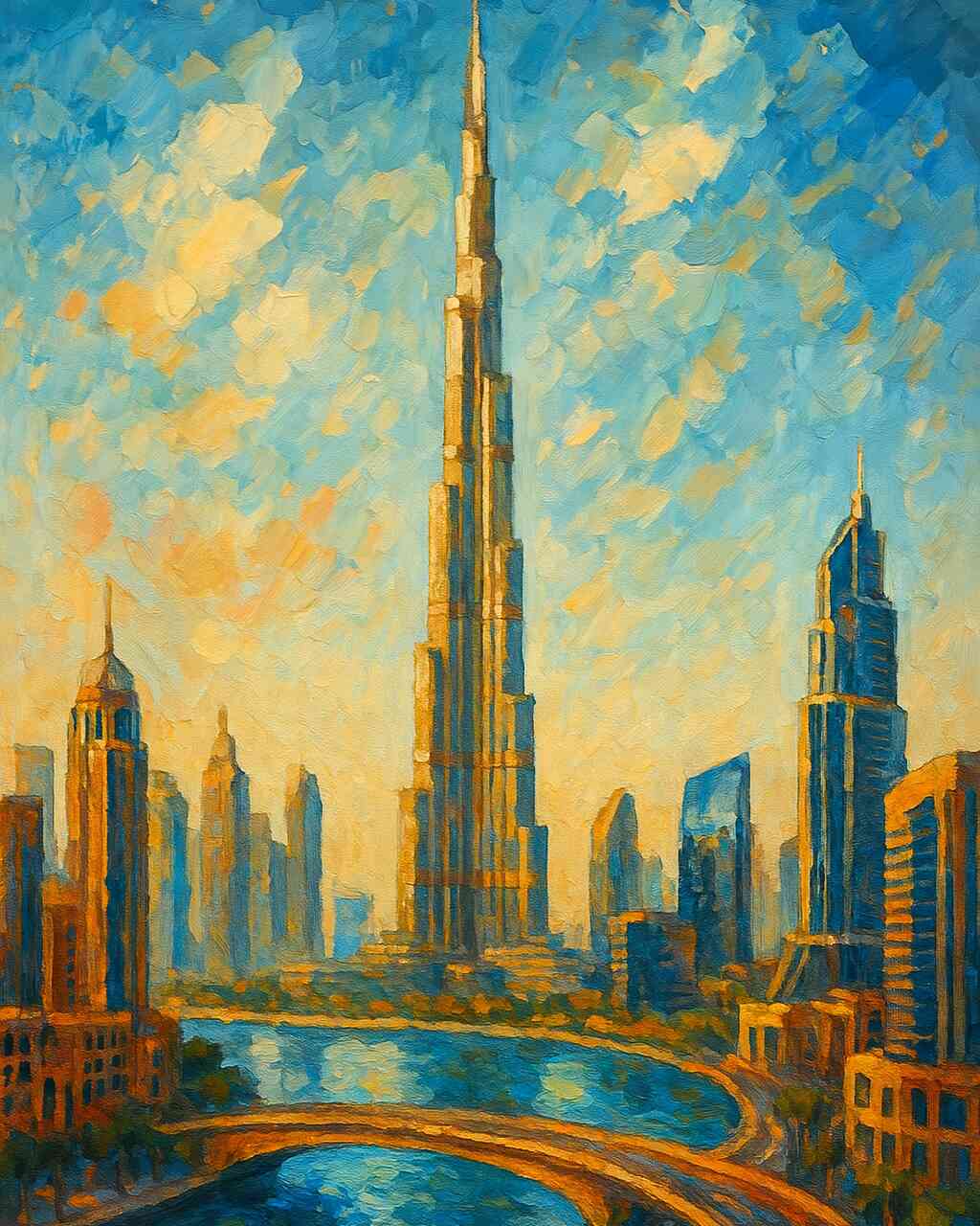 Diamond Painting - Sonnenmetropole