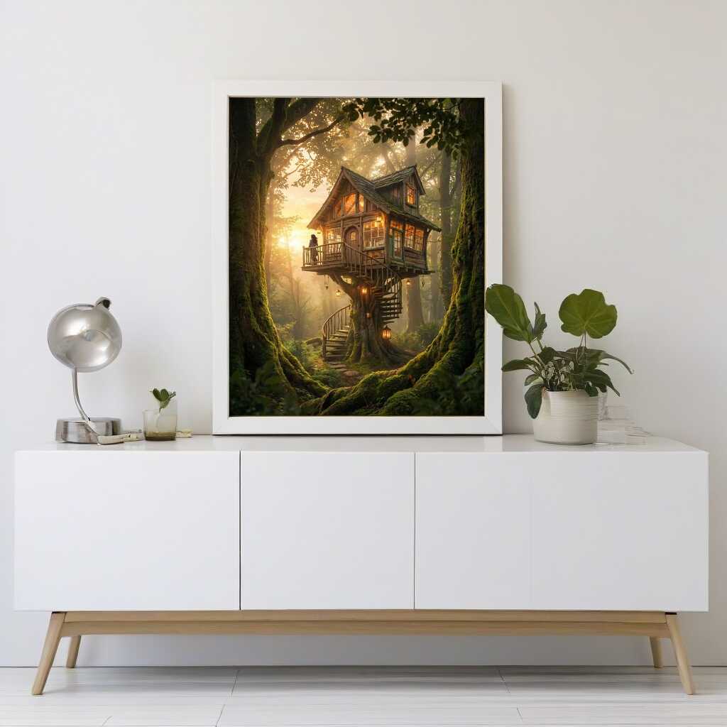 Diamond Painting - Das verwunschene Baumhaus