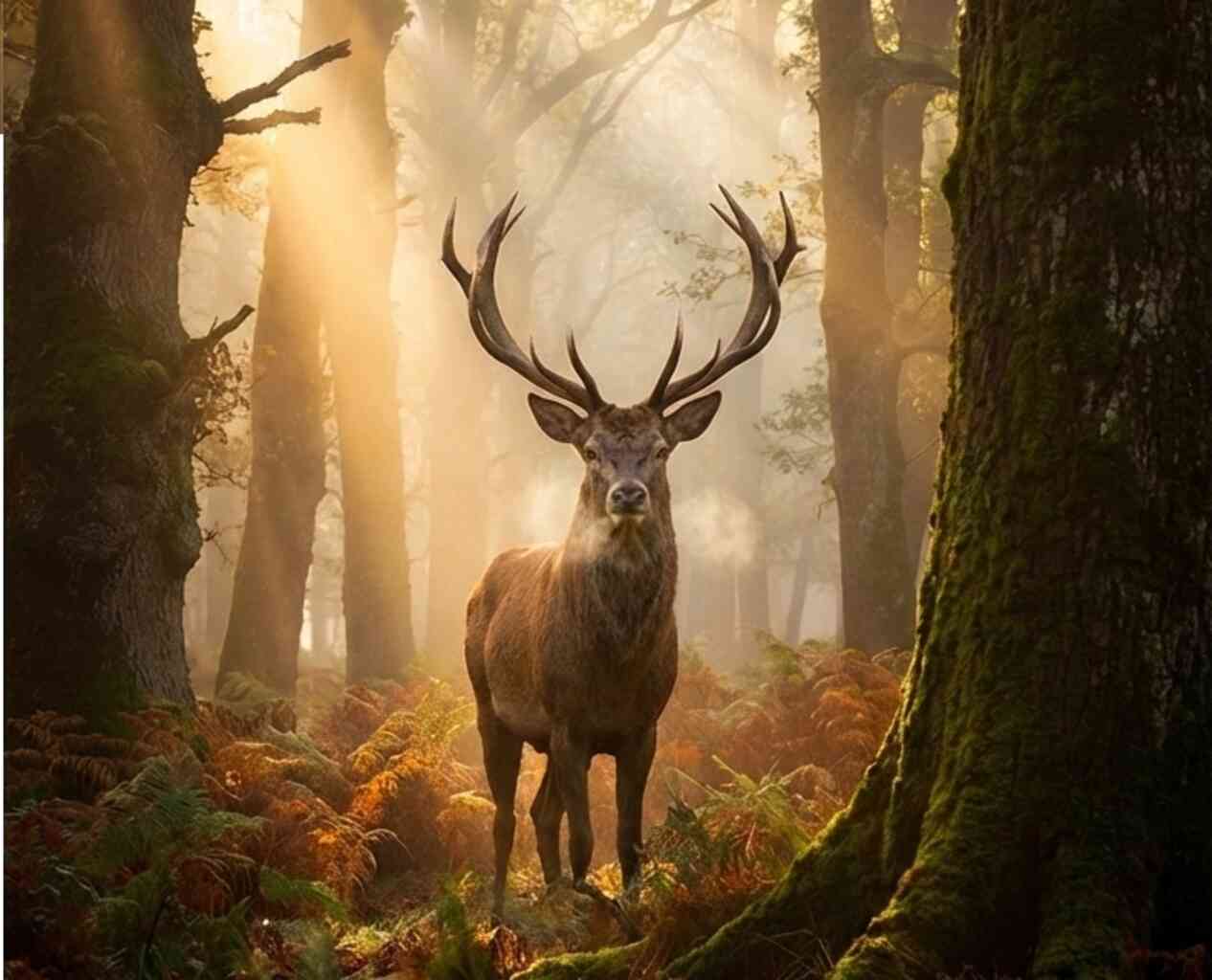 Diamond Painting - Majestät des Morgens, im Lichtschein