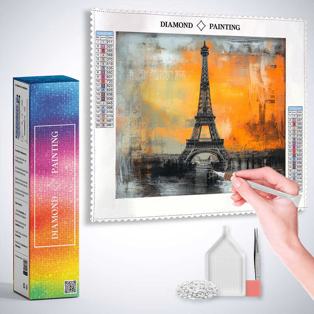 Diamond Painting - Pariser Flammen