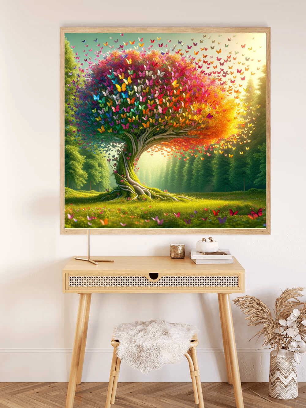Diamond Painting - Schmetterlingsbaum der Liebe