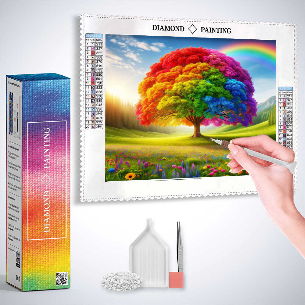 Diamond Painting - Farben des Lebens