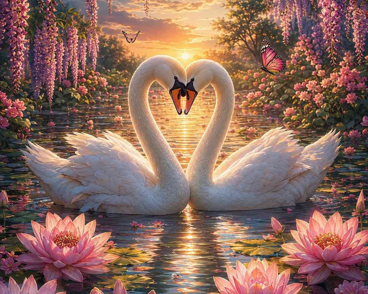 Diamond Painting - Herz der Dämmerung
