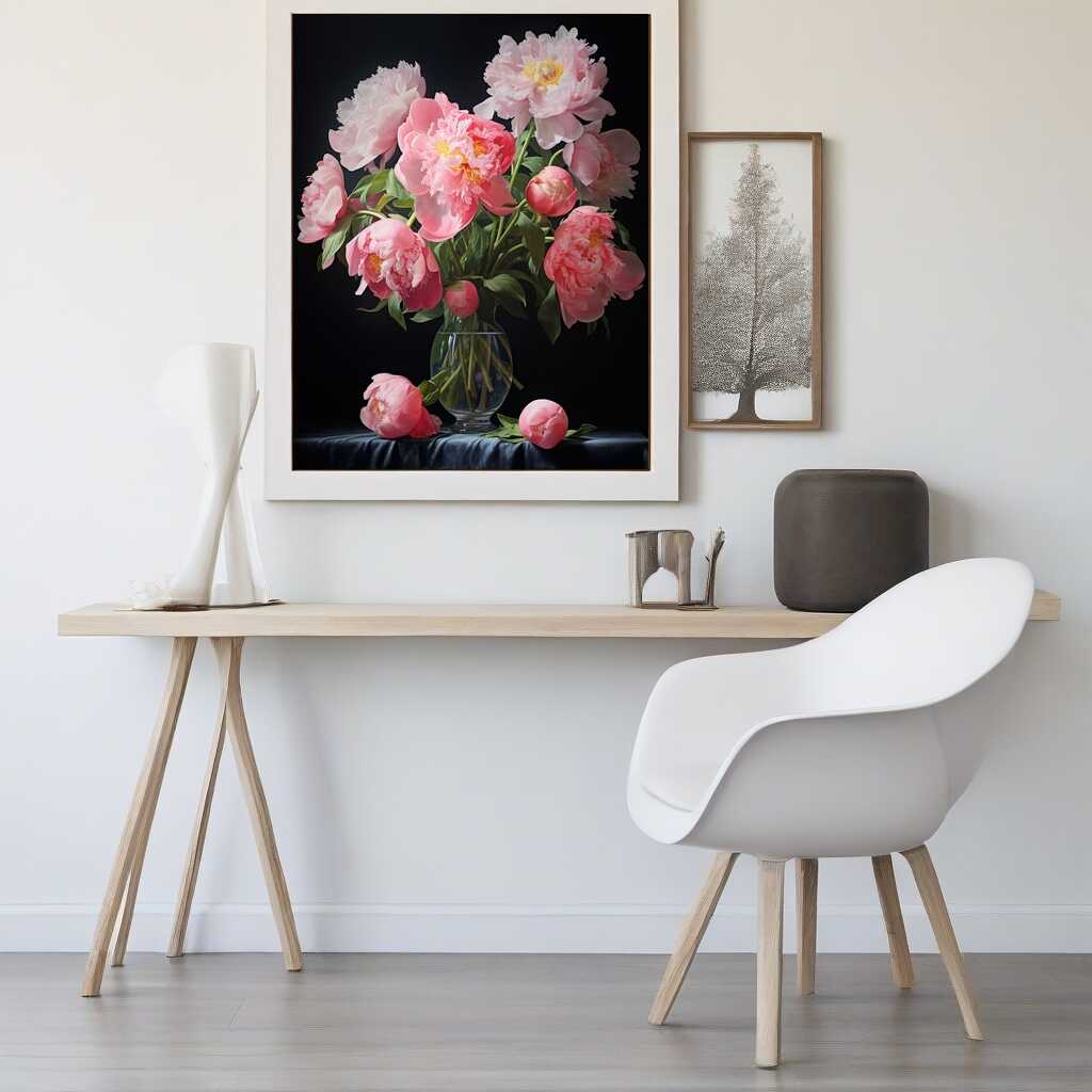 Diamond Painting - Blütenzauber in Mitternacht