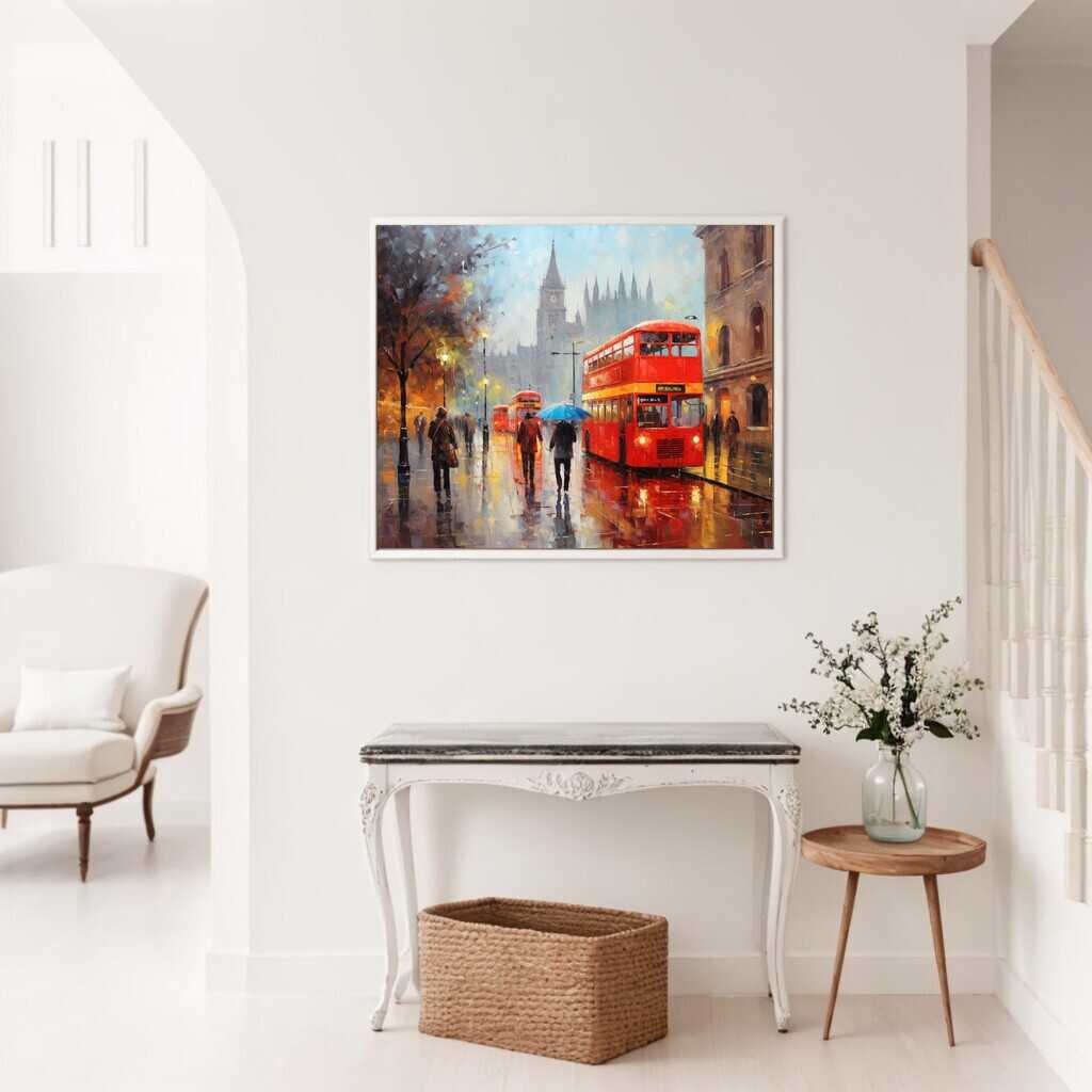 Diamond Painting - Regentropfen in London