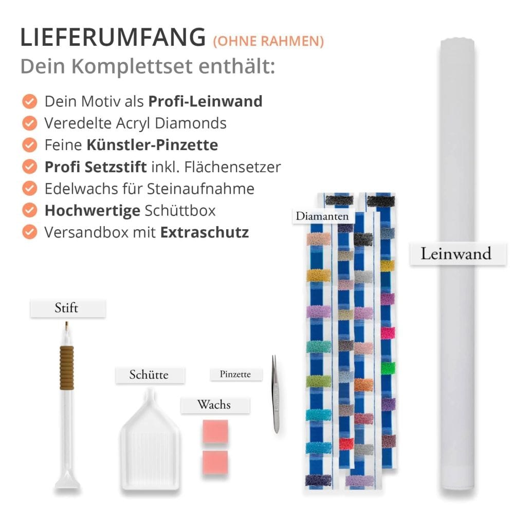 Diamond Painting - Sanfte Träumerei