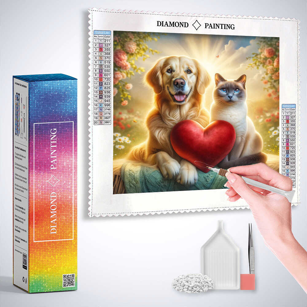 Diamond Painting - Herzensfreunde