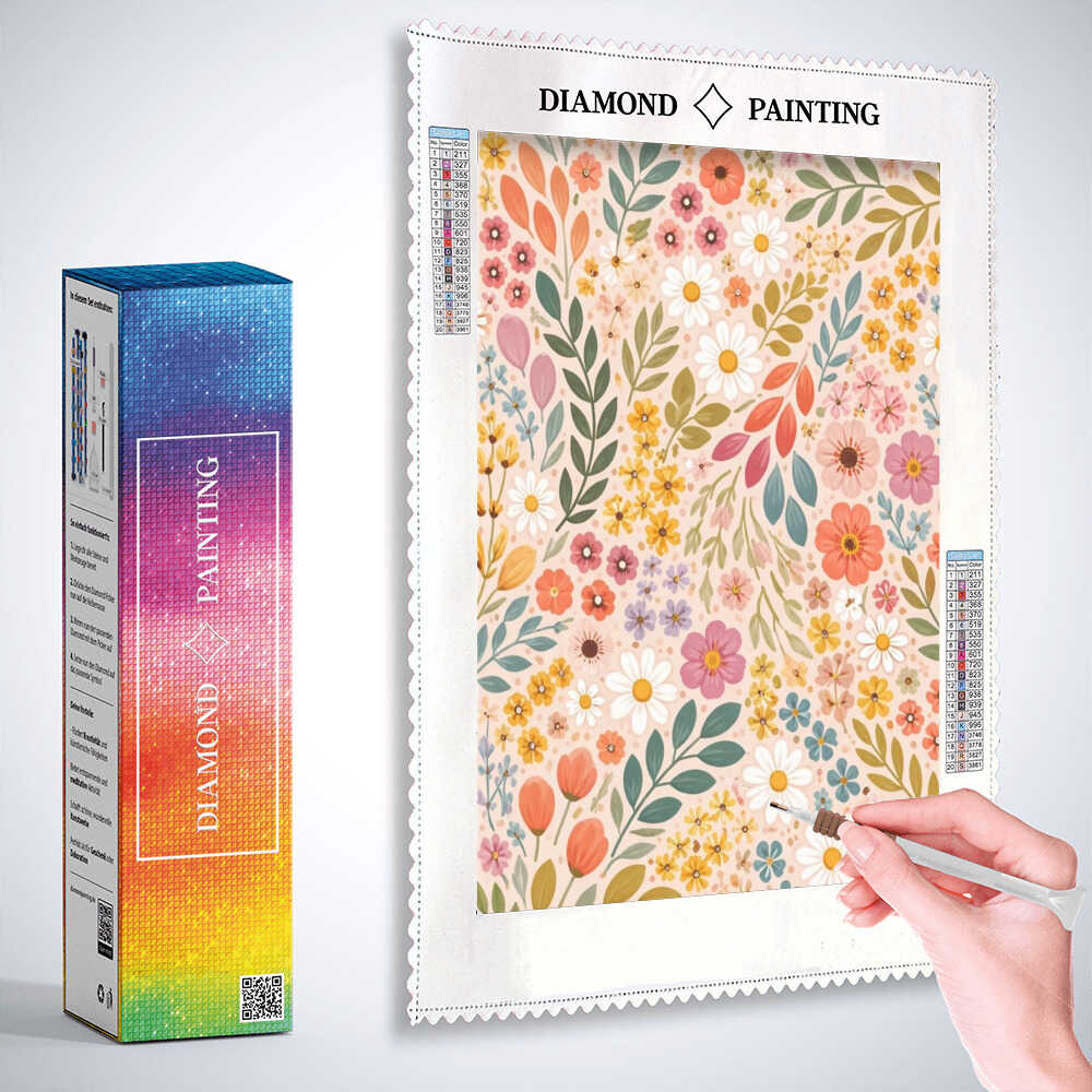 Diamond Painting - Blütenzauber, Frühlingspoesie